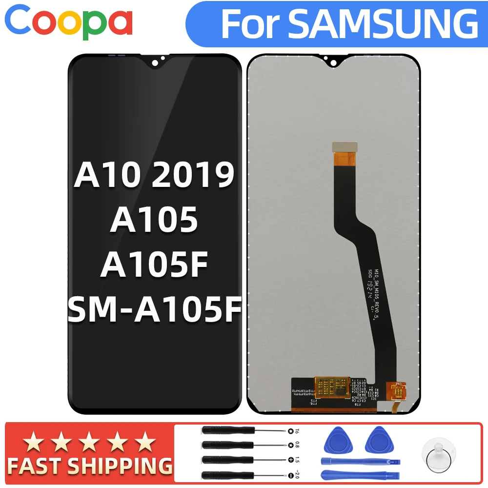 6 2 &quotОригинальный ЖК экран для Samsung Galaxy A10 A105 A105F SM дисплей сменный дигитайзер в