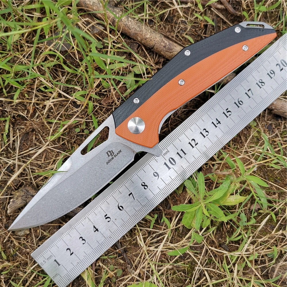 Ножи черного цвета с ручкой G10 стальное лезвие D2 складной нож для повседневного