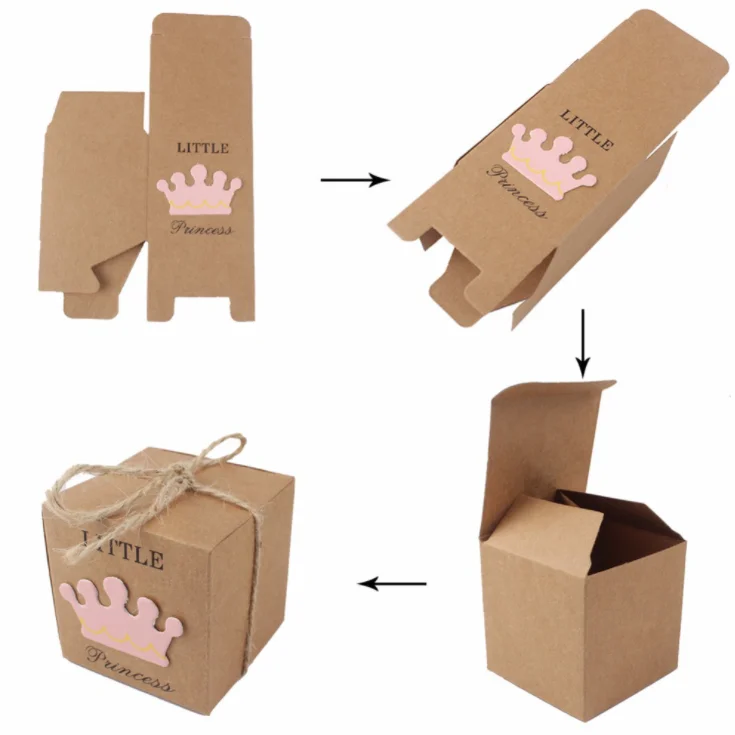 1000 шт. свадебные коробочки для конфет|Подарочные сумки и упаковка| |