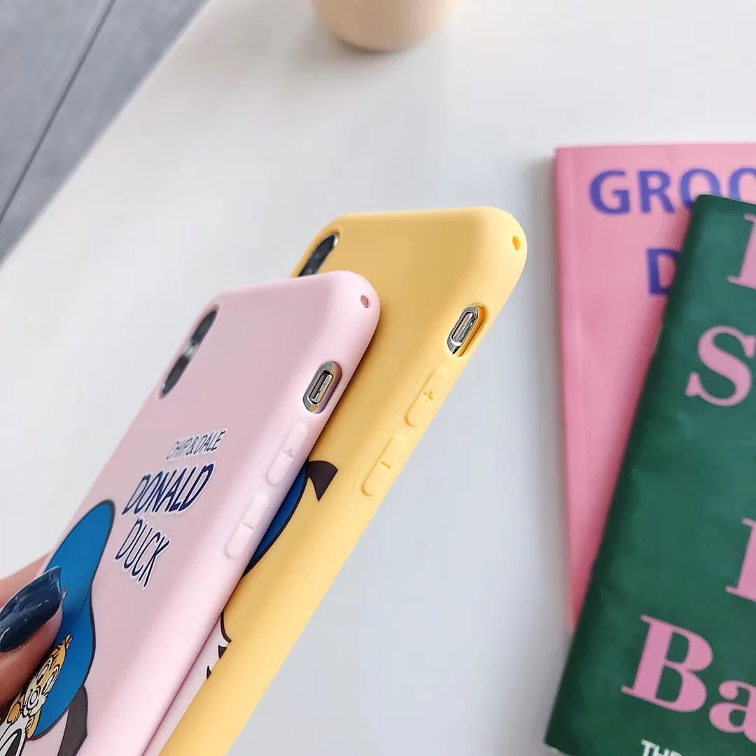 Чехол для телефона с изображением мультяшного аниме Дональда Дака белки iphone Xs MAX