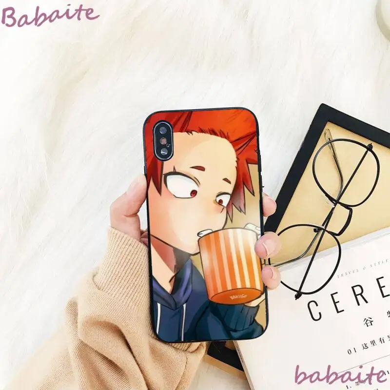 

Babaite Eijiro Kirishima My Hero Academ Phone Case For iPhone 8 7 6 6S Plus X XS MAX 5 5S SE XR 11 11pro promax 12 12Pro Promax