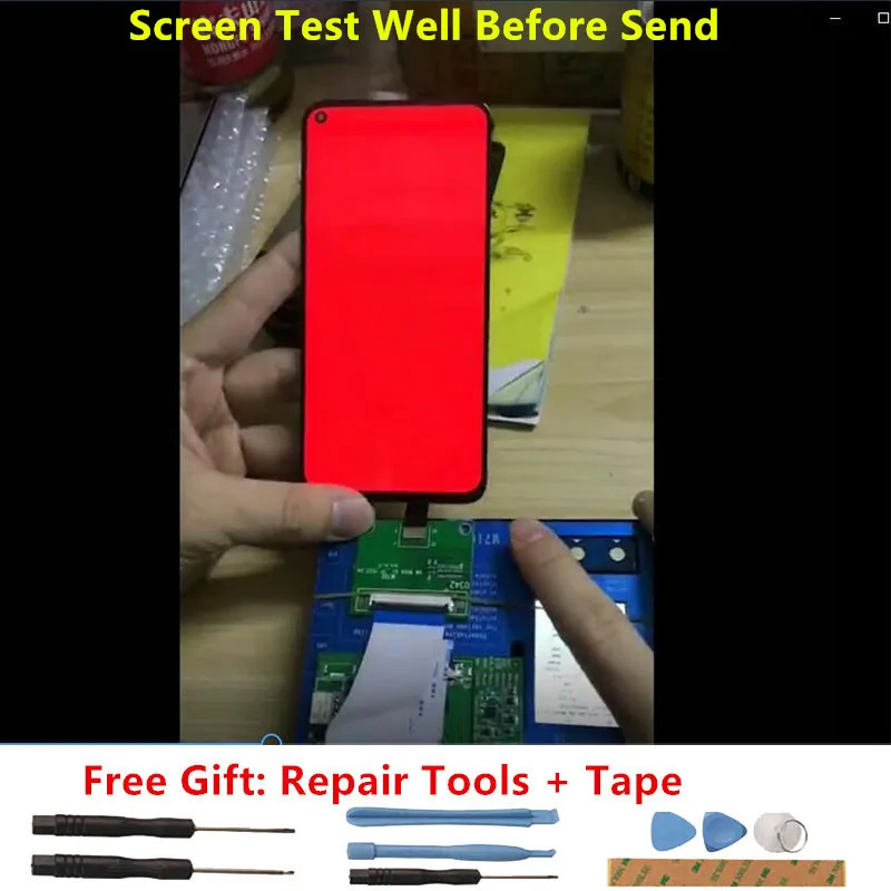 Pantalla LCD t&aacute;ctil para Huawei Honor 9A, recambio de pantalla sin p&iacute;xeles muertos, probado, 6,3 pulgadas-5