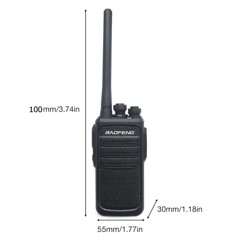 2 шт. baofeng BF-N8 рации Портативная радиостанция UHF портативный Радиоприемник HF трансивер Civil walkie-talkie