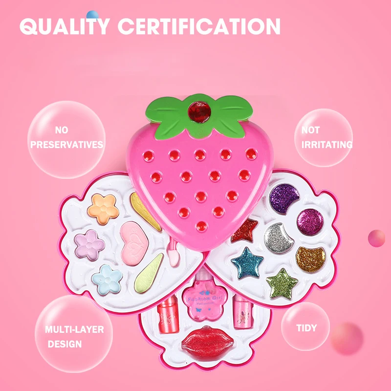 Набор для макияжа девочек косметический набор принцессы детей ролевые игры