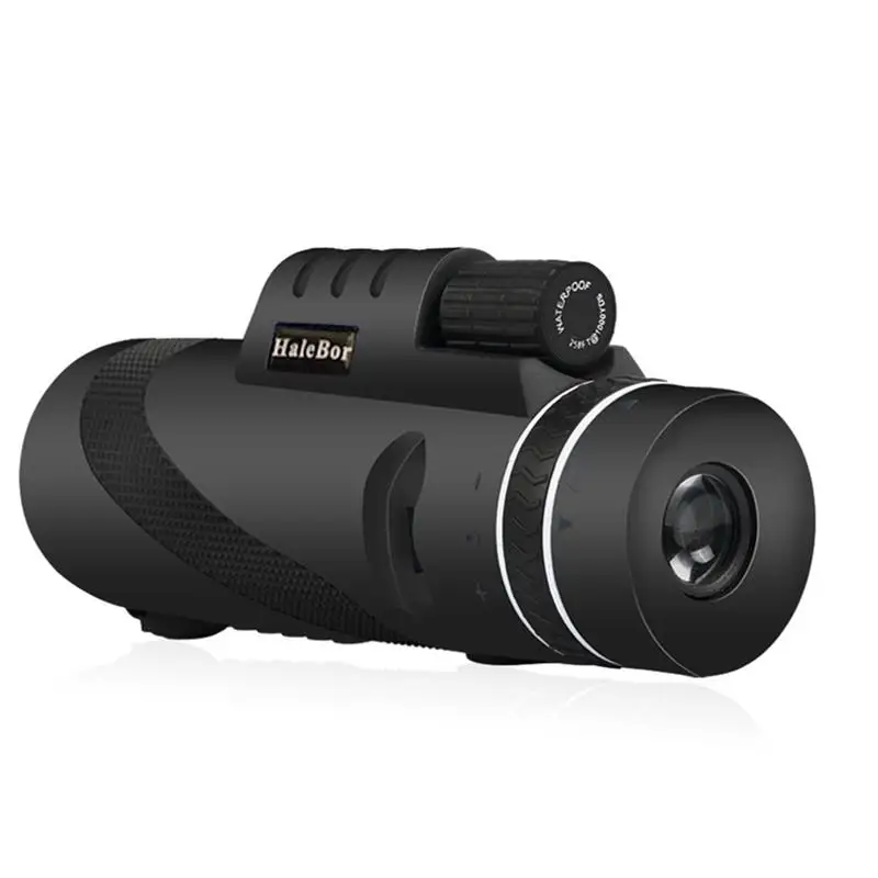 

Монокулярный водонепроницаемый телескоп HaleBor 50x60 BAK4 ночного видения HD для охоты кемпинга со штативом для смартфона
