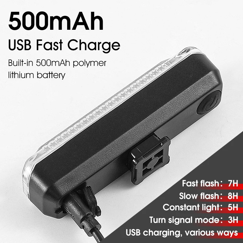

Remote Turn Signal Bike Light LED Direction Indicator MTB Bicycle Rear Light USB Rechargeable Safety Warning Cycling Taillight