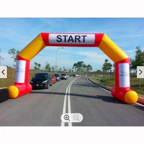 

7X4X0.8M, Inflatable Arch Door with feet Air Tight or Air Circulation, Outdoor Sports Event Advertising Blow Gate Display Banner