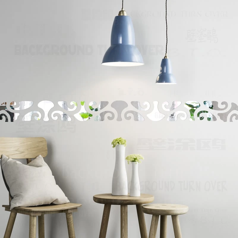 Зеркальные настенные наклейки украшение для комнаты домашний декор Детские