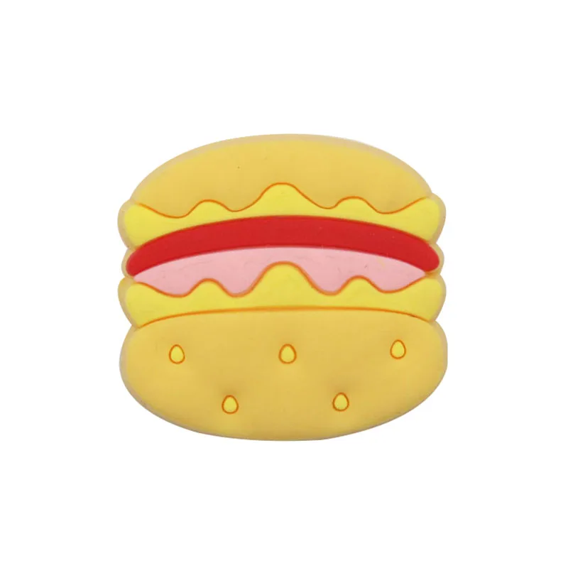 Детские Силиконовые Прорезыватели для зубов в виде гамбургеров 20 шт. | Мать и