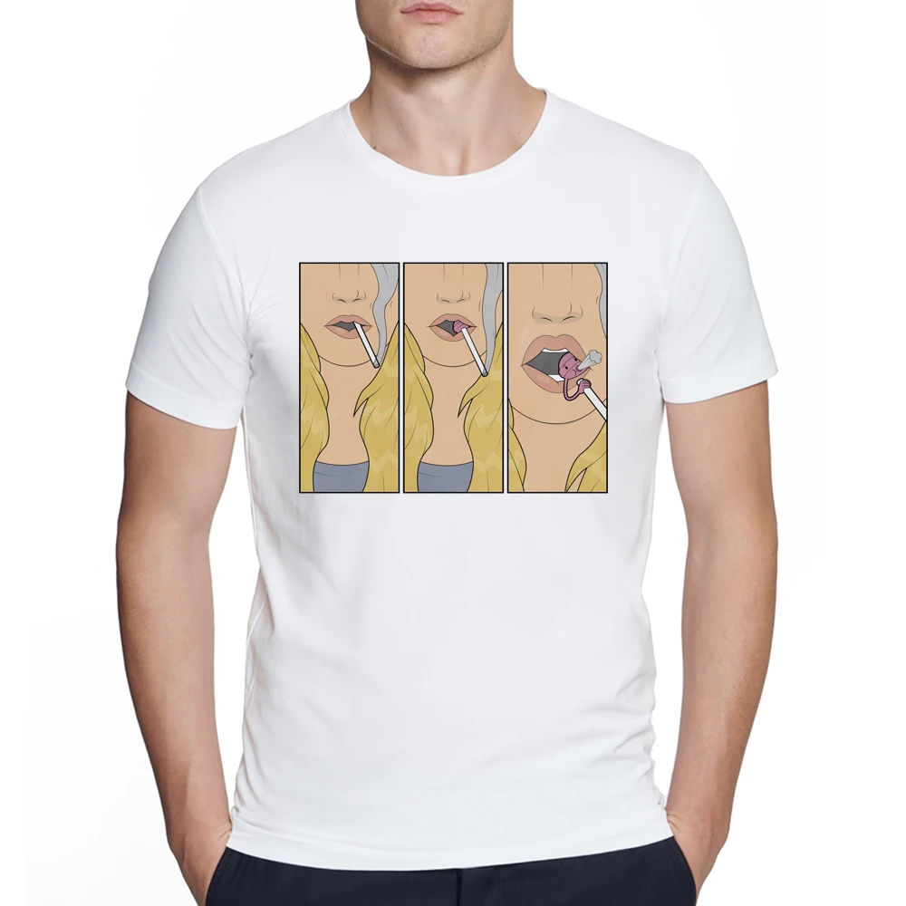 

Новая креативная Дизайнерская мужская футболка унисекс, Забавный случайный юмор, удивительный леденец, принт, хип-хоп, уличная одежда, случайная неожиданная футболка