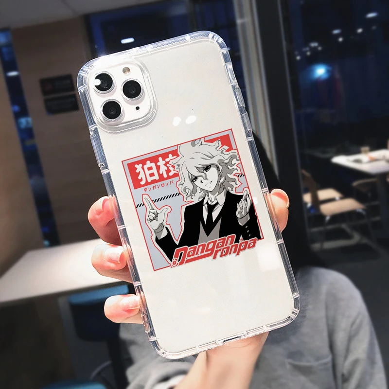 Телефонный чехол Danganronpa V3 Killing Harmony для iPhone 13 12 Pro MAX 11 XR 7 X XS SE20 8 6 Plus прозрачный