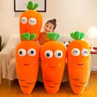 Мягкая Плюшевая морковка, игрушечная Подушка, милая Подушка для сна, милая плюшевая игрушка в виде моркови для детей, подарок на день рождения