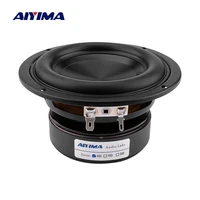 aiyima 1pc 4 inch woofer audio waterproof speaker bass hifi sound music subwoofer altavoz 4 8 ohm 100w home theater loudspeaker