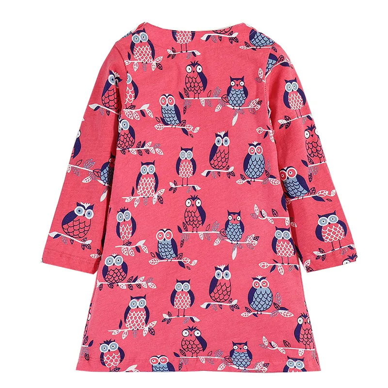 Платье с аппликацией и надписью для маленьких девочек Лидер продаж