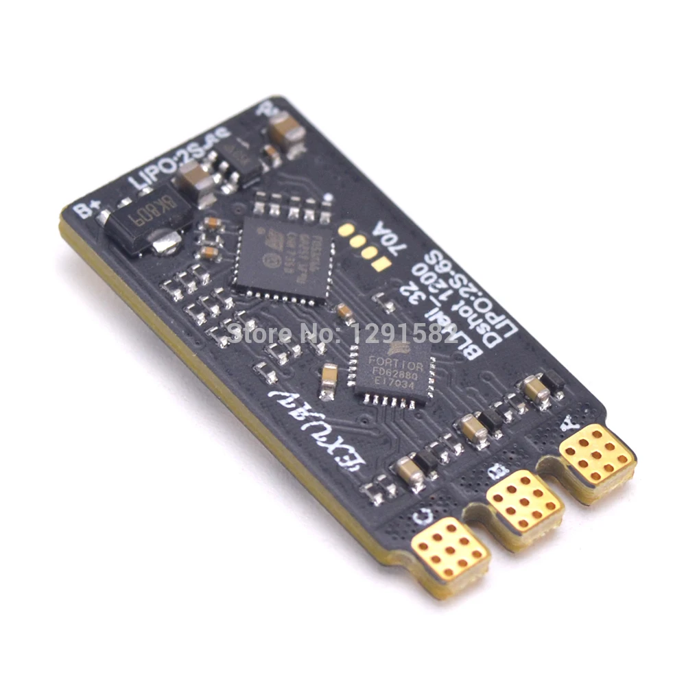 EXUAV Lighting 70A BLHeli_32 2 6S бесщеточный ESC поддерживает Oneshot Мультикоптер DSHOT1200 с защитной