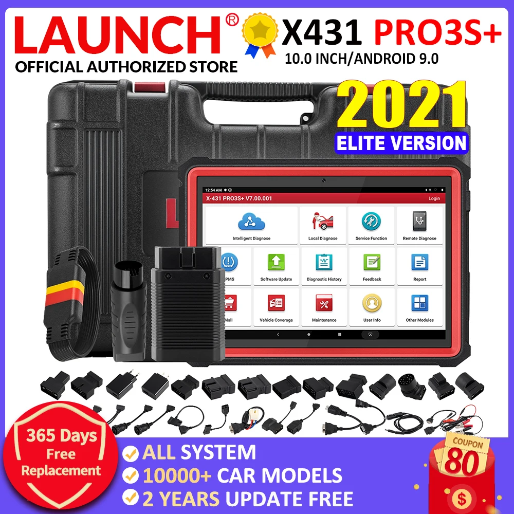 LAUNCH X431 PRO3S + 10 1 &quotPro3s HD III автомобильный Профессиональный диагностический