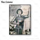 Винтажный постер с изображением Жанны АРК Альберта Линча, Репродукция старой картины маслом, картина под старину, печать на холсте, настенное украшение для дома