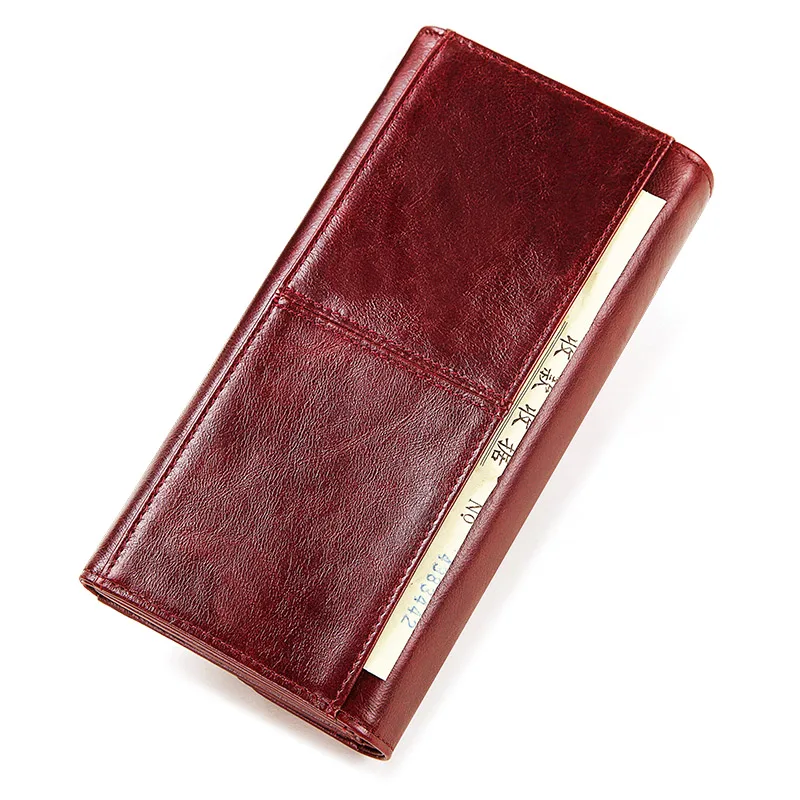 New Rfid Women Leather Wallet Female Coin Purse Hasp Portomonee Clutch Money Bag Lady Handy Card Holder Fashion Long Walet | Багаж и сумки