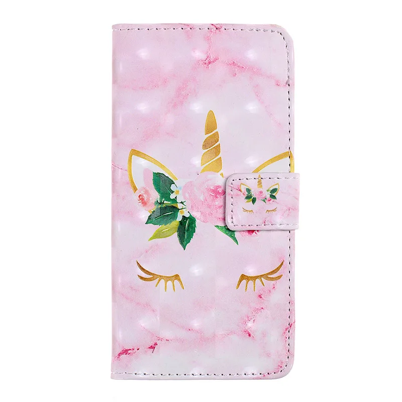Winking Unicorn Для iPhone 11 Pro Max кошелек кожаный чехол Роскошный чехол для iPhone X XR XS Max 8 7 6 S 6 S Plus 5S SE слот для карт чехол Сумки - Цвет: Winking Unicorn