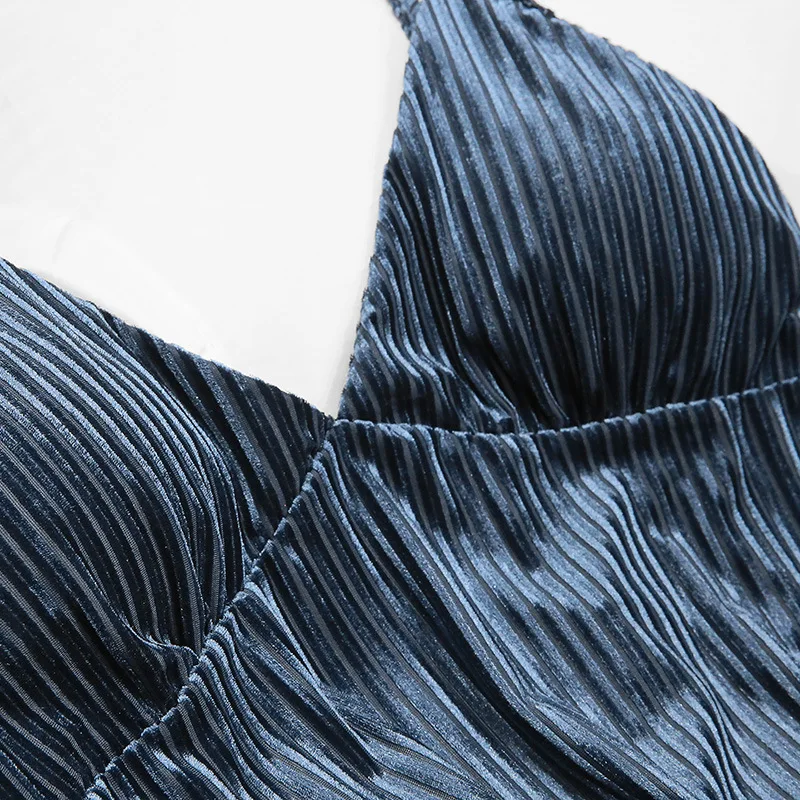 Осень новый золотой Vevet 3 шт. для женщин пижамы держать тепло Спагетти ремень