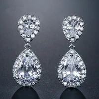 fashion earrings temperament water droplets shape earring ladies bijoux earrings jewelry flawless ornaments beautiful pendant