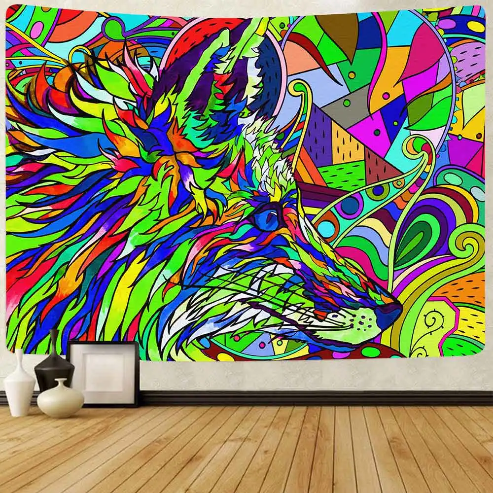 Настенный гобелен Simsant Trippy настенный для украшения гостиной и дома с