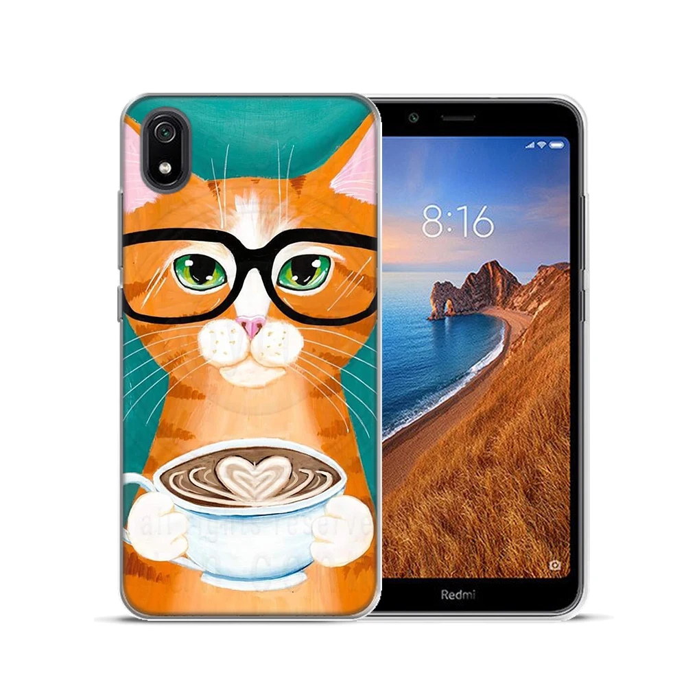 Кофе mi lk бутылка кошка силиконовый чехол для Xiaomi 9 SE 9T Pro 5X A1 6X A2 A3 Red K20 7 Y3 5 Plus Note 10 4 4X5