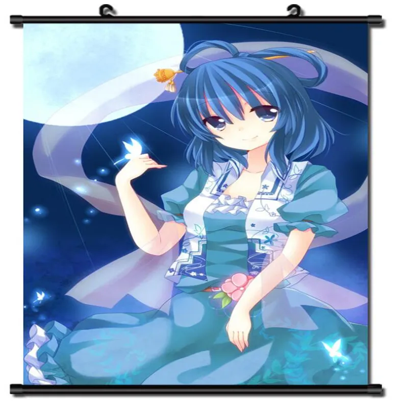 

Japanese Decorative Pictures Anime TouHou Project Shinreibyou Ten Desires sexy girl Kaku Seiga Home Decor Wall Scroll Poster