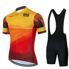 Комплект велосипедной одежды 2021, командная одежда для велоспорта, летний велосипедный костюм с коротким рукавом, мужской комплект из топа и шорт с нагрудником