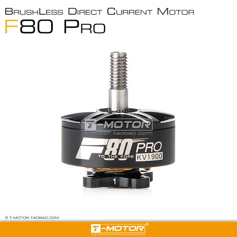 

T-motor Tmotor F80 Pro FPV гоночный бесщеточный двигатель KV1900/ 2200/ 2500 для квадрокоптера 250