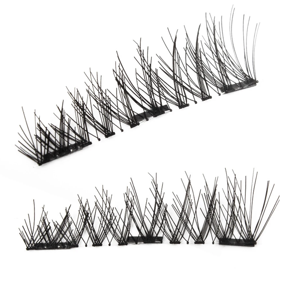 3D 3-магнит Накладные ресницы ручной работы Магнитный поддельные макияж глаз