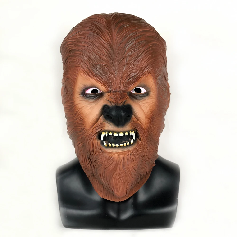 Chewbacca Mask Star War Cosplay Animal Orangutan Latex Masks Helmet Halloween Carnival Party Props