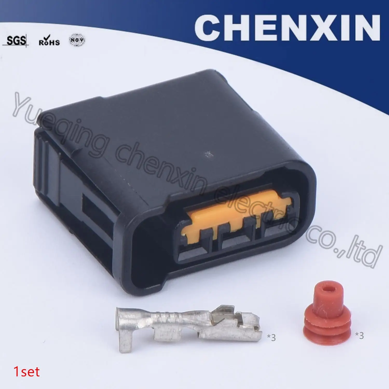 Черный 3pin автомобиля линии водонепроницаемый разъем авто 2 3 женский FW C D3F B