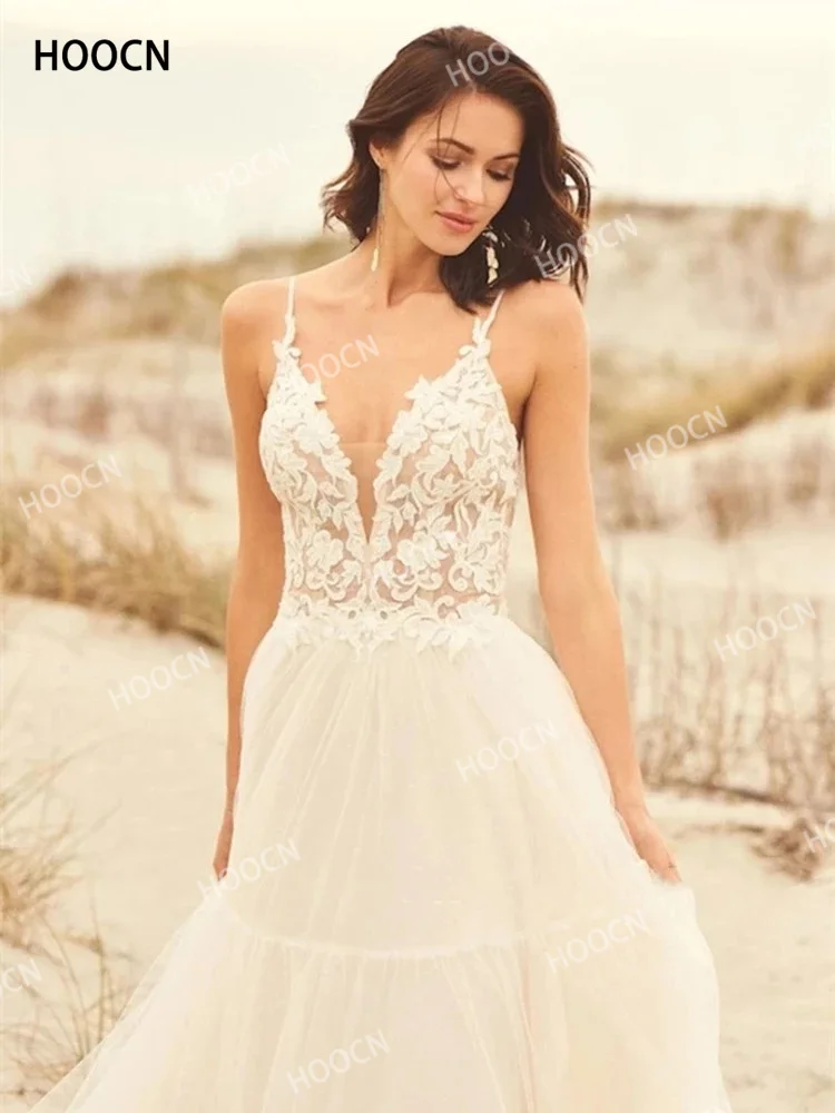 

HERBURNL 2022 элегантное женское милое платье на бретельках с V-образным вырезом, женское Многоуровневое свадебное платье с аппликацией, элегантн...