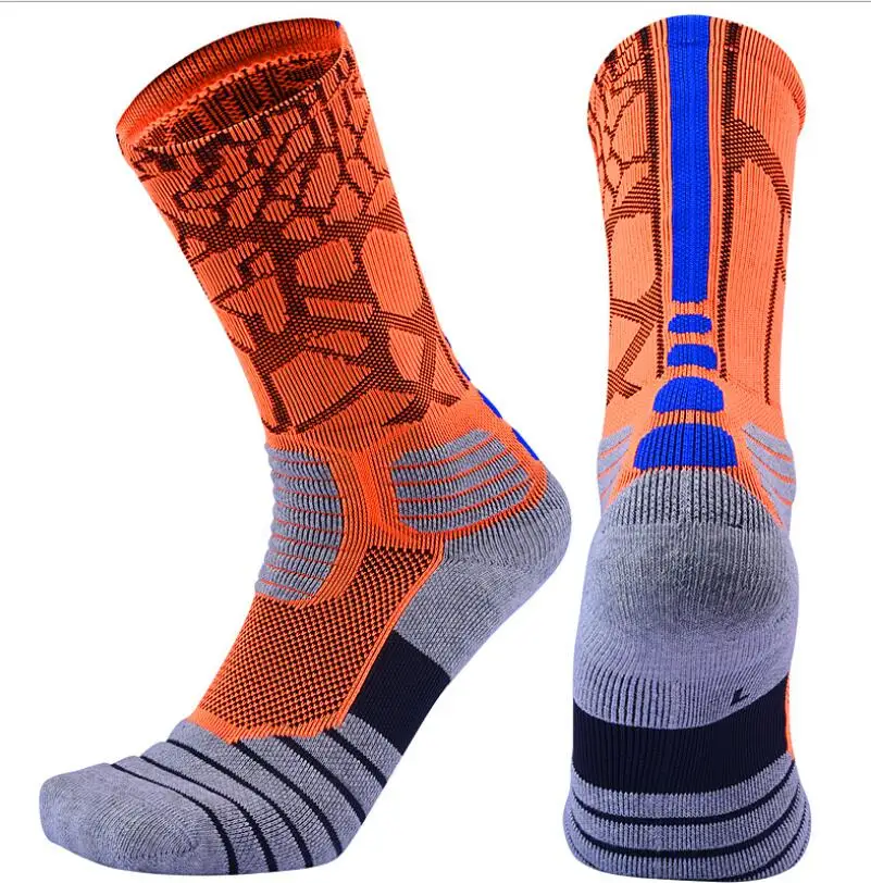 

Boys Teenages Sport Socks Outdoor Hiking Skateboard Socks Towel Sweat Absorbing Perfessional Basketball Football Baseball Socks