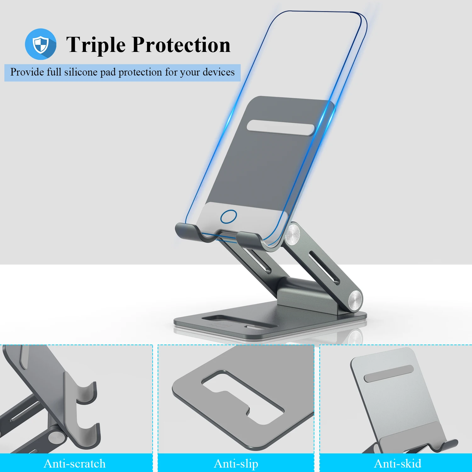 universal foldable desk phone holder mount stand for samsung s9 plus note 10 iphone 11 mobile phone tablet desktop tavel holder free global shipping