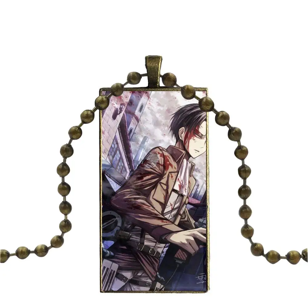 Аниме Атака Титанов Скаутинг для женщин детей ожерелье с бронзовым покрытием