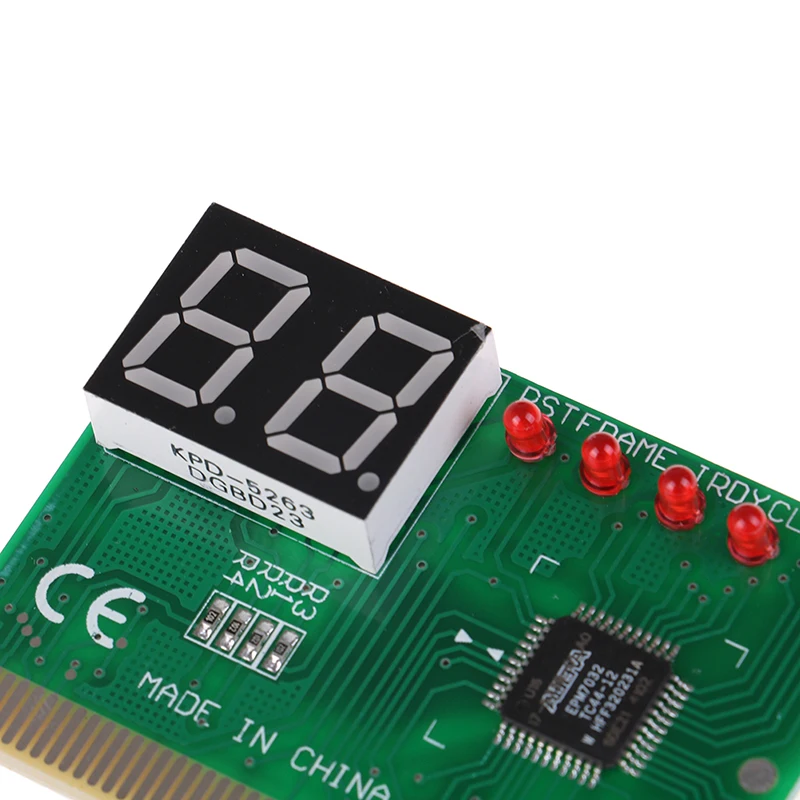 1 шт. 2-значная PCI почтовая карта ЖК-дисплей ПК анализатор диагностическая тестер