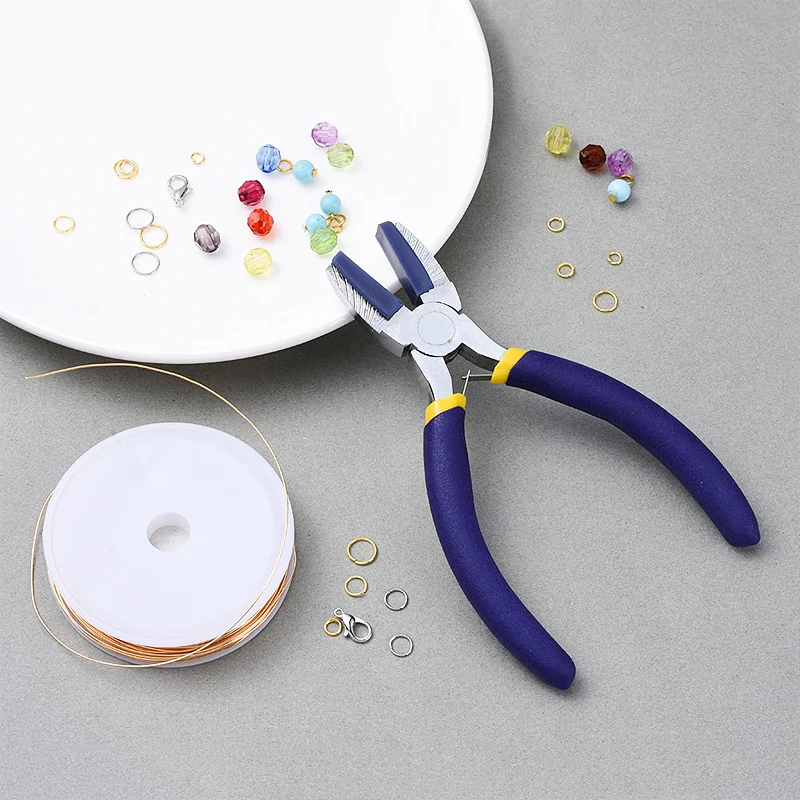 

High Carbon Steel Multifunctional Plastic Head Pliers Jewelry Processing Jewelry Jewelry Pliers Household Tool Accessories