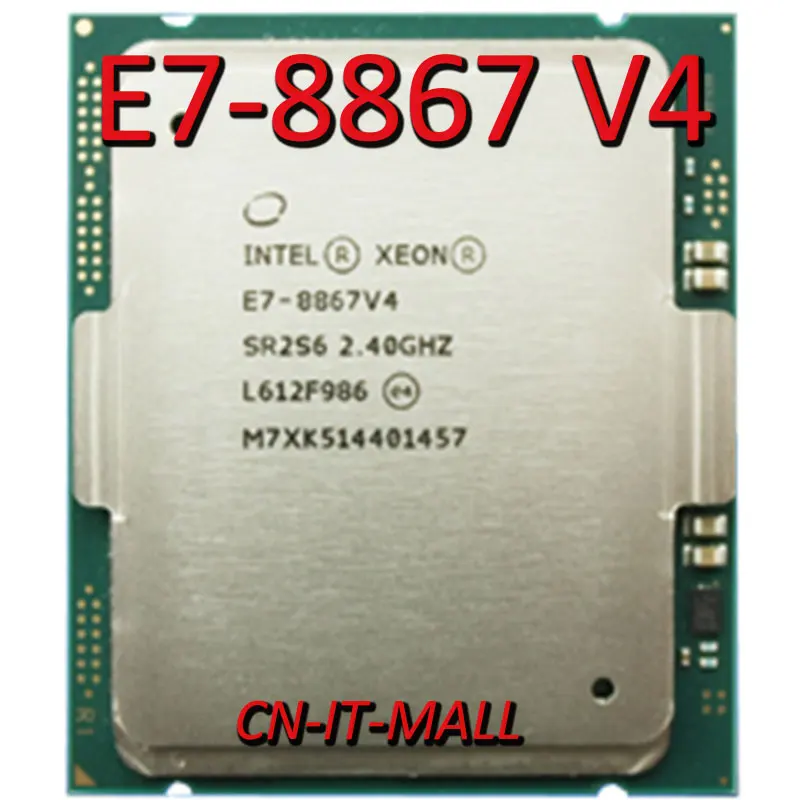 

Intel Xeon E7-8867 V4 CPU 2.4GHz 45M 18 Core 36 Threads LGA2011 Processor