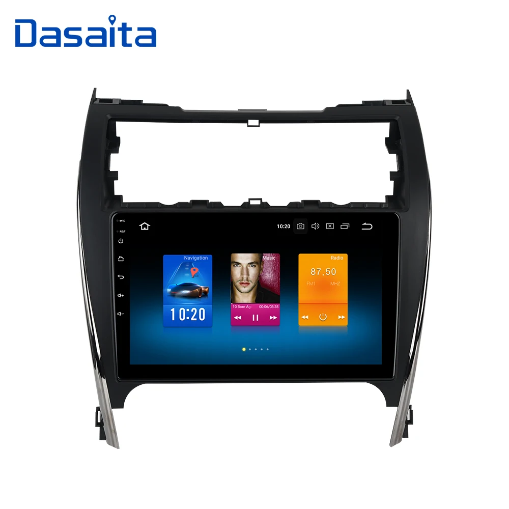 Dasaita 10," ips сенсорный экран Android 9,0 1 Din автомобильный радиоприемник для Toyota Camry 2012 2013 США и средний восток версия Bluetooth MP3