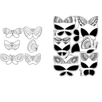 clear stamps and cutting dies animals butterfly for diy scrapbook photo album craft card 2021 new