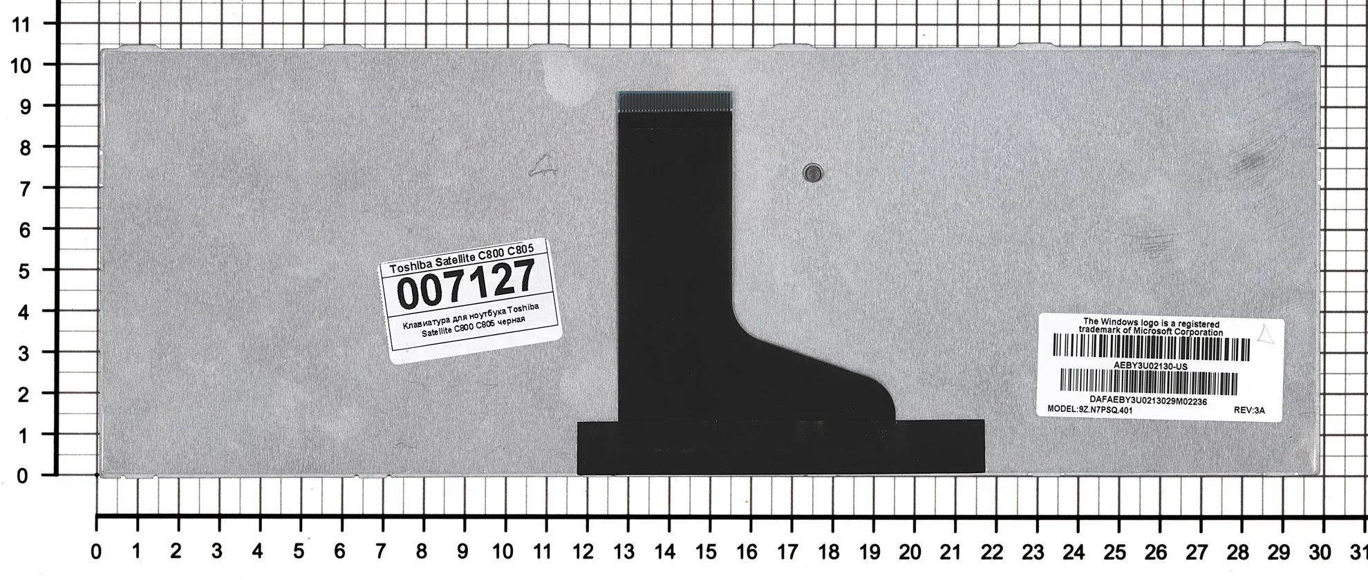 Keyboard for Toshiba Satellite p845 Black | Replacement Keyboards