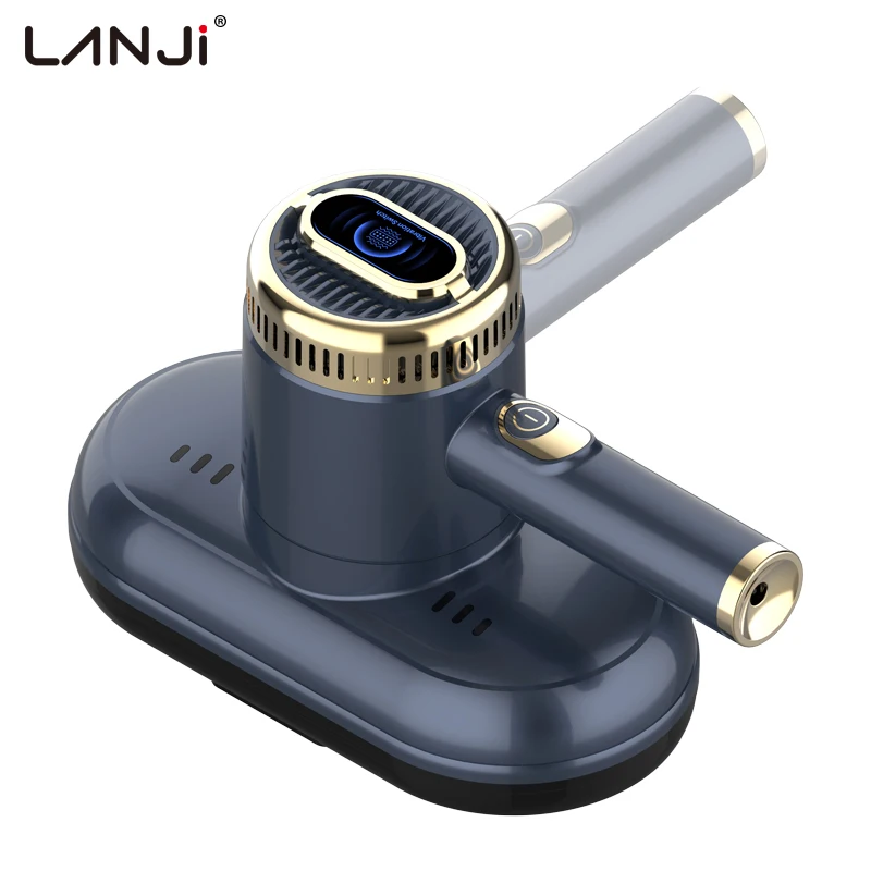 

LJ18 Cordless Bed Vacuum Cleaner with UV Light Dust Mites Removal Aspirator LCD Handheld OEM UV Vacuum Cleaner for Bed Mattress