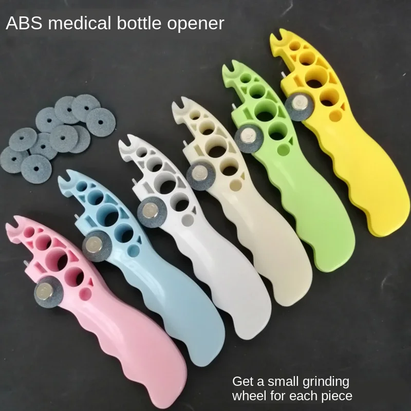 Grinding Wheel an Pou Ping Bottle Opener Small Simplicity Tool Medical Use Injection Ampoule Plastic Nurses' Assistant | Дом и сад