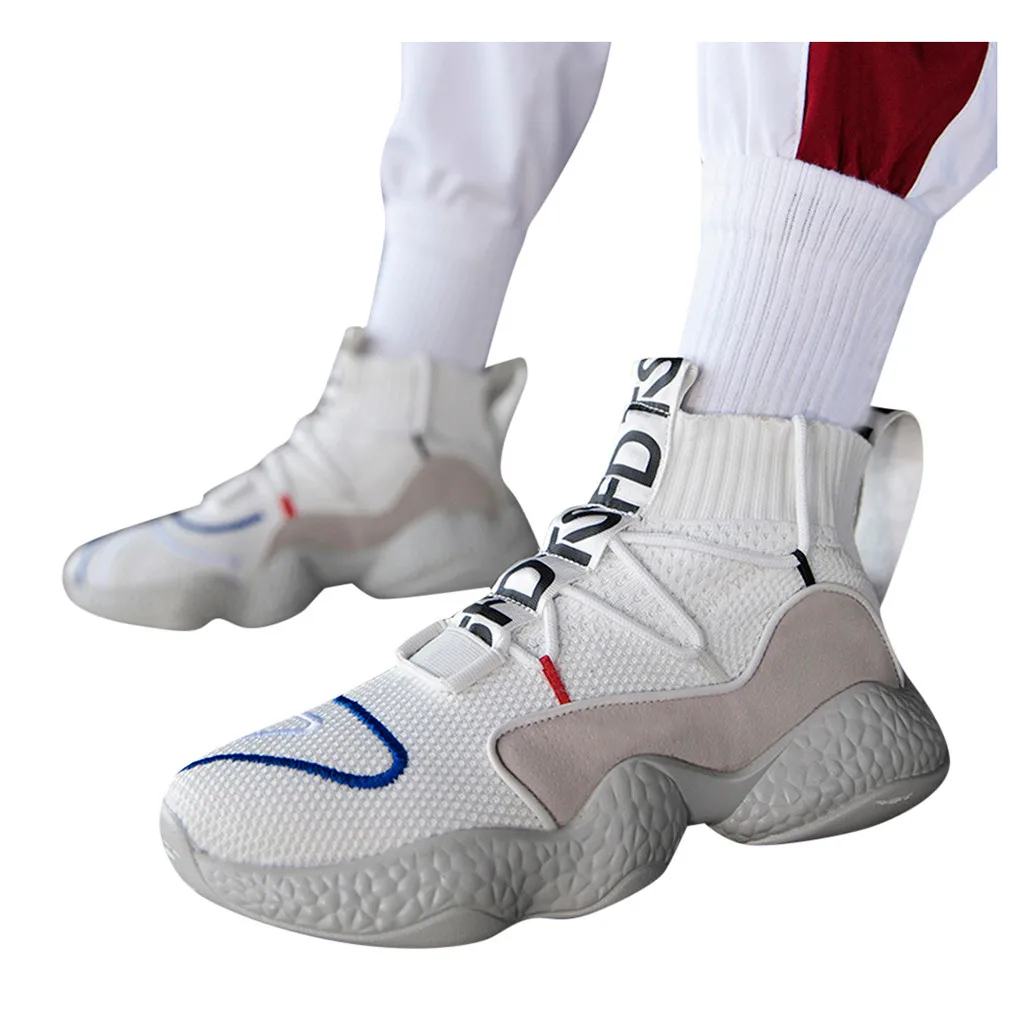 New Style Breathable Basketball Shoes Mens Boys High Top Shockproof Sneakers Non-slip Basket Zapatillas Hombre#g4 | Спорт и