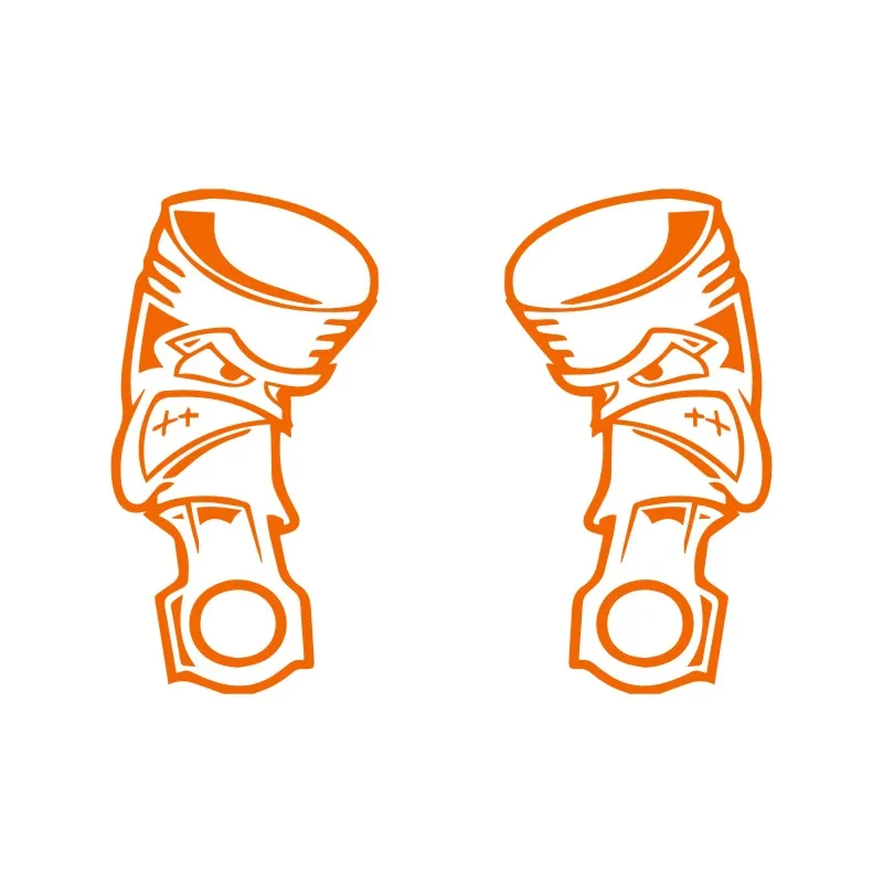 Наклейки на автомобиль наклейки с гневным поршнем для мальчика наклейка бампер