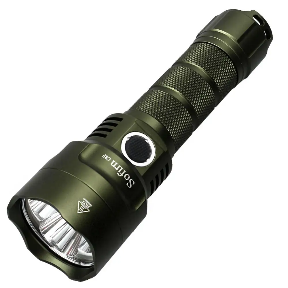 NEW Color Sofirn C8F LED Powerful Flashligh Cree XPL 3500ml Lantern 21700 Rechargeable Super Bright Torch Green Brown | Лампы и