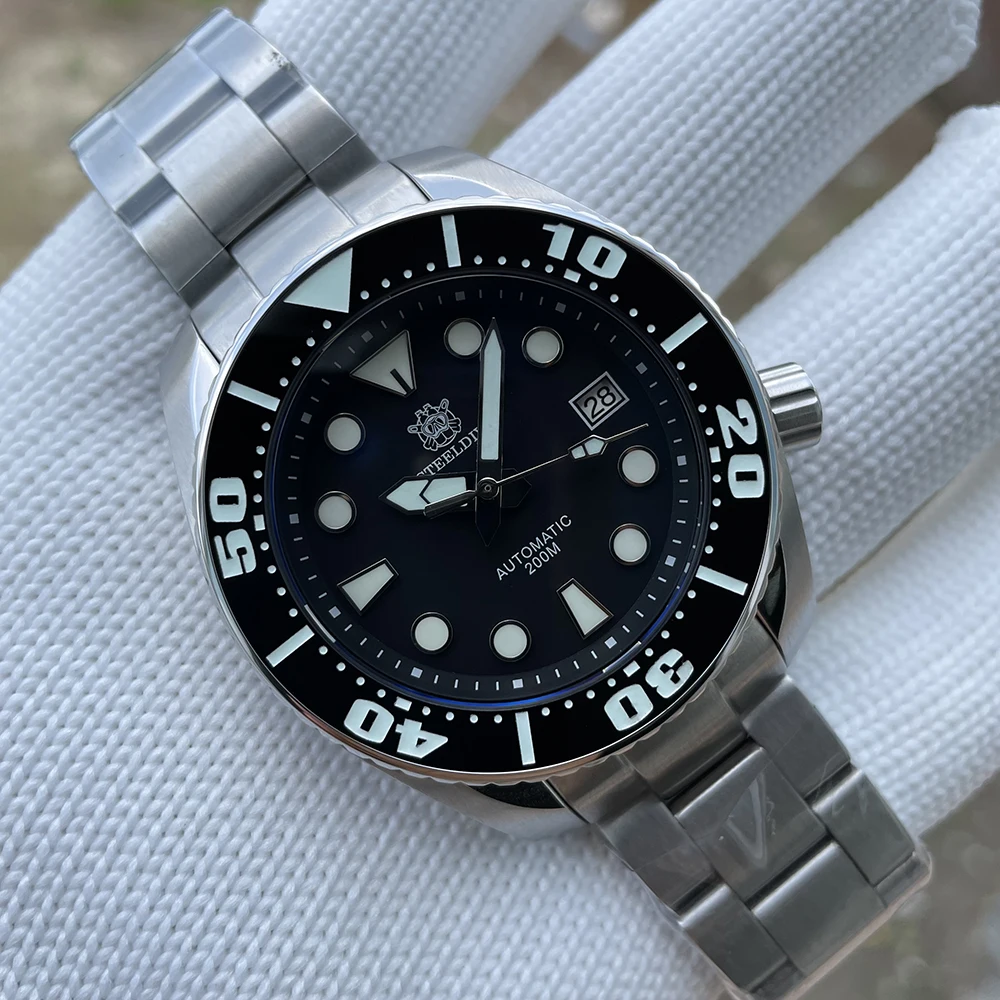 Часы авиаторы Мужские механические с сапфировым стеклом 200 м|Мужские часы| |