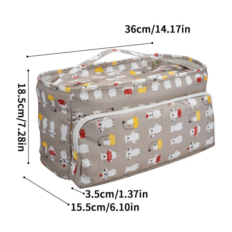 Сумка тоут для хранения пряжи Женская дорожная вместительная шерстяная сумка